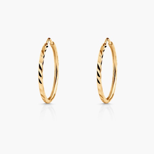 Kolczyki koła SAVICKI: złote